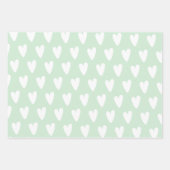 Mint-groen gepatenteerde papierpakbladen inpakpapier vel (Voorkant 3)