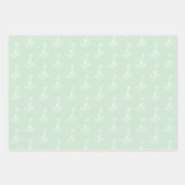 Mint-groen gepatenteerde papierpakbladen inpakpapier vel (Voorkant 2)