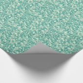Mint groen glitter en schittert. cadeaupapier (Hoek)