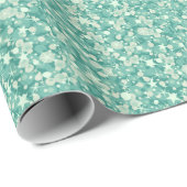 Mint groen glitter en schittert. cadeaupapier (Rol Hoek)