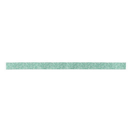 Mint groen glitter en schittert. satijnen lint (Voorkant)