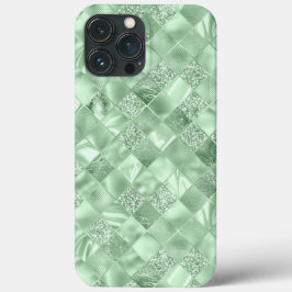 Mint Groen Glitter Metallic Chique Elegant Case-Mate iPhone Case