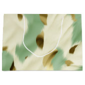 Mint Groen Goud Wit Koeienhuid Groot Cadeauzakje (Voorkant)