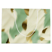 Mint Groen Goud Wit Koeienhuid Groot Cadeauzakje (Achterkant)