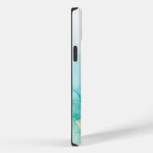 Mint Groen Goud Wit Marmer Case-Mate iPhone Case (Achterkant / Rechts)