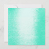 Mint Groen Gouden Bloemen Glam Bachelorette Party Kaart (Achterkant)