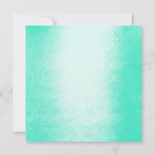 Mint Groen Gouden Bloemen Glam Bachelorette Party Kaart (Achterkant)