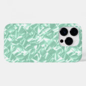 Mint Groen Metallic Chique Elegant Bling Case-Mate iPhone Case (Achterkant (horizontaal))