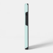 Mint & Groen Modern Initiaal Monogram iPhone Hoesje (Linkerkant)