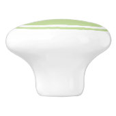 Mint Groen Monogram Gepersonaliseerde Ladeknop Keramische Knop (Zijkant)