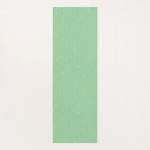 Mint groen ontwerp voor minimale lijnkunst yogamat (Achterkant)