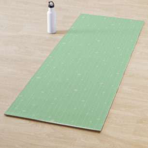Mint groen ontwerp voor minimale lijnkunst yogamat