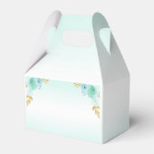 Mint Groen Prinses Jurk Quinceañera Verjaardag Bedankdoosjes (Achterkant)