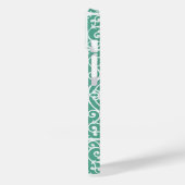 Mint groen scrollerpatroon Case-Mate iPhone case (Achterkant / Links)
