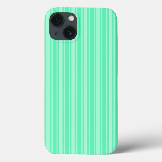 Mint groen snoep strepen Hoesje-Mate iPhone case (Achterkant)