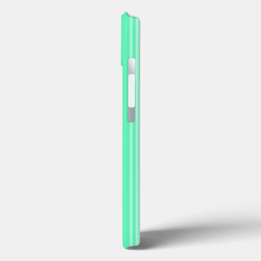 Mint groen snoep strepen Hoesje-Mate iPhone case (Achterkant / Links)