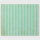 Mint groen  strippapier cadeaupapier (Vlak)