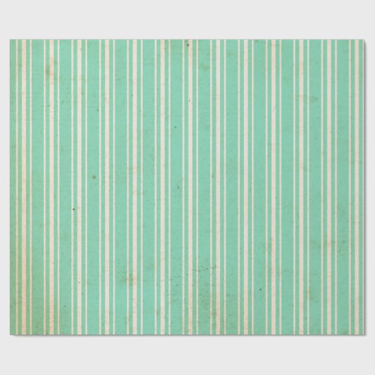 Mint groen strippapier cadeaupapier (Vlak)