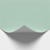 Mint groen vast licht, natuurlijk cadeaupapier (Hoek)
