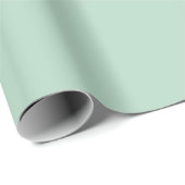 Mint groen vast licht, natuurlijk cadeaupapier (Rol Hoek)