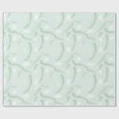 Mint Groen Waterverf Penseelstreken Cadeau Cadeaupapier (Vlak)