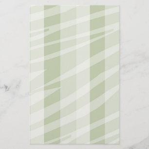 Mint Groen Witte Zebra Strepen Briefpapier