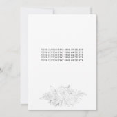 Mint Groen Zilveren Jurk Mis Quince Quinceañera Kaart (Achterkant)