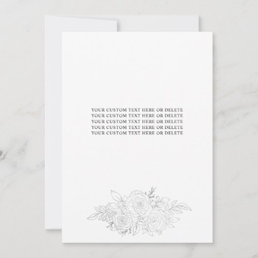 Mint Groen Zilveren Jurk Mis Quince Quinceañera Kaart (Achterkant)