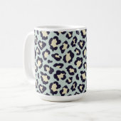 Mint groene afdruk koffiemok (Voorkant links)