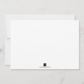 Mint-groene antiek grunge monogram bruiloft kaart (Achterkant)