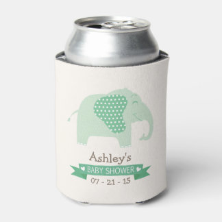 Mint Groene Baby Olifant Baby shower Blikjeskoeler