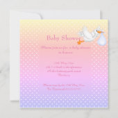 Mint-groene babydouche-uitnodiging voor eenstoreno kaart (Voorkant)