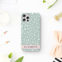 Mint Groene Dalmatische Stippen, Vlekken, Jouw naa