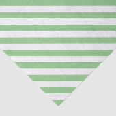 Mint groene en witte diagonale strepen tissuepapier (Detail)