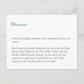 Mint-groene grijpruimte voor noodwoningen informatiekaartje (Achterkant)