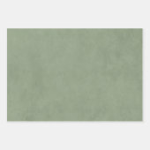 Mint groene kerst met kerst Vaste textuur Inpakpapier Vel (Voorkant 2)