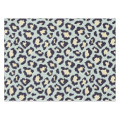 Mint groene leopardafdruk tafelkleed (Voorkant (Horizontaal))