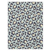 Mint groene leopardafdruk tafelkleed (Voorkant)