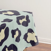 Mint groene leopardafdruk tafelkleed (Voorbeeld)