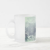 Mint groene sneeuwvlok bevroren mok (Links)