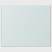 Mint Groene Sneeuwvlokken Licht Groene Kerst Cadeaupapier (Vlak)