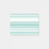 Mint-groene strepen post-it® notes (Voorkant)