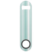 Mint-groene strepen speed flessenopener (Voorkant)