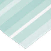 Mint-groene strepen tafelkleed (Gekanteld)