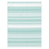 Mint-groene strepen tafelkleed (Voorkant)
