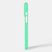 Mint-groene strepen van snoep Case-Mate iPhone case (Achterkant / Links)