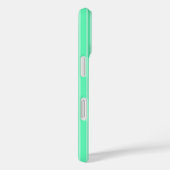 Mint-groene strepen van snoep Case-Mate iPhone case (Achterkant / Rechts)