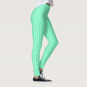 Mint-groene strepen van snoep leggings (Rechts)