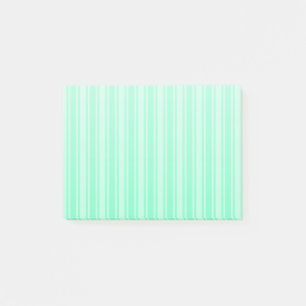 Mint-groene strepen van snoep post-it® notes