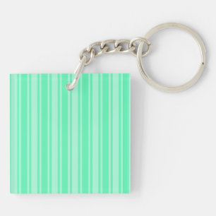Mint-groene strepen van snoep sleutelhanger